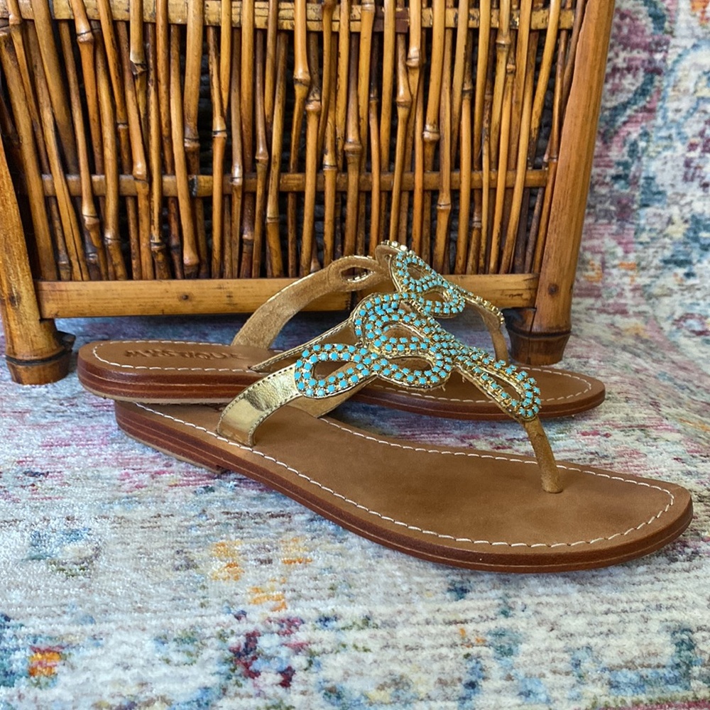 Mystique Leather Thong Sandals